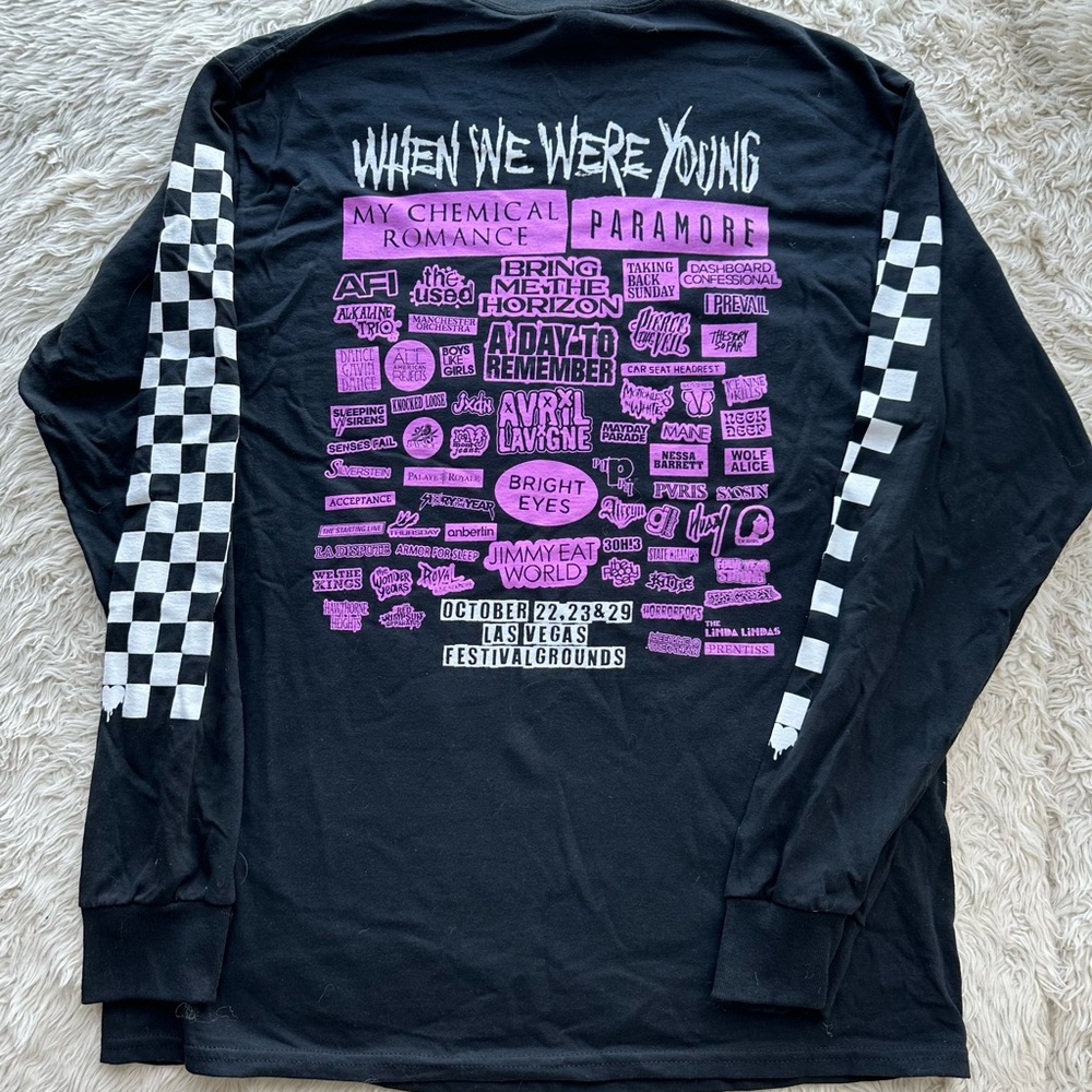 SOLD! - When We Were Young Fest Long Sleeve Shirt, Size Large